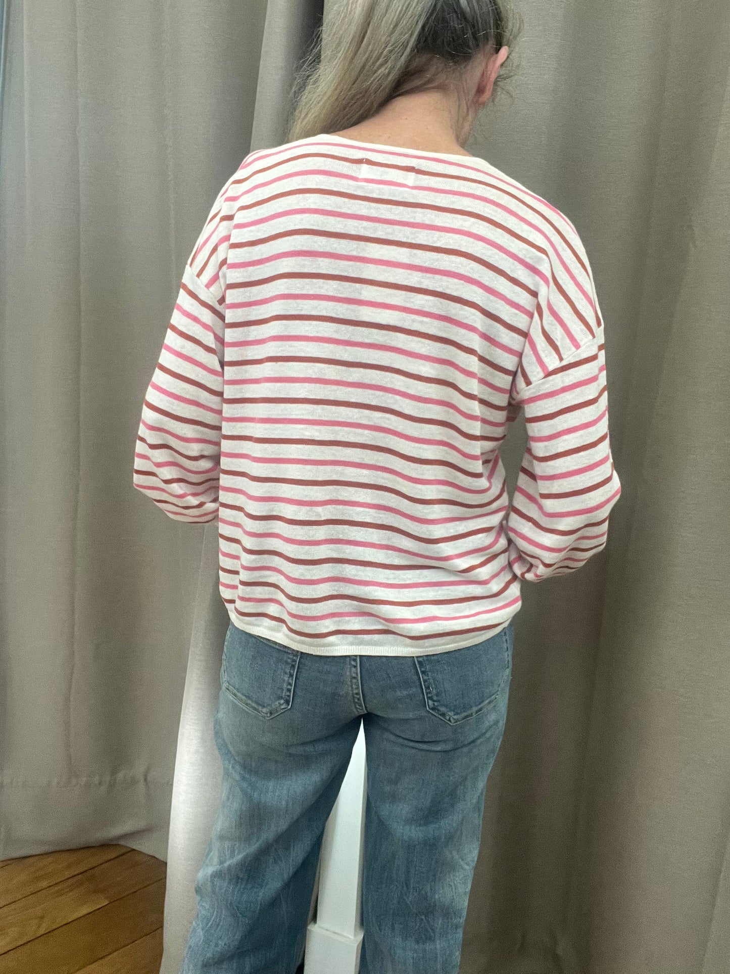 Pull Brad cajou/Bubble/crème