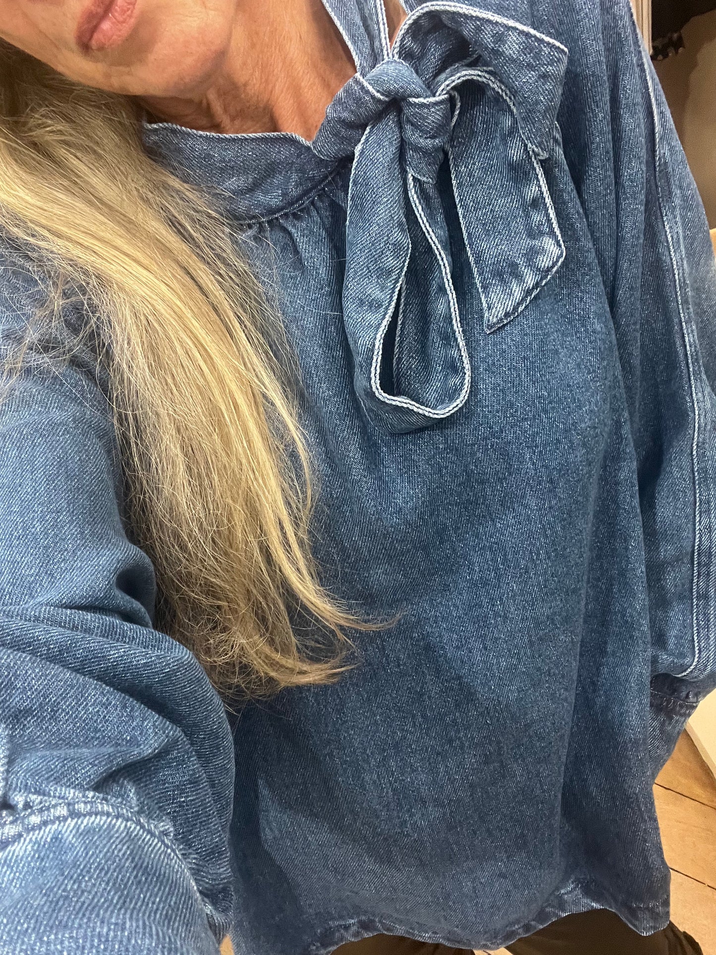 Blouse lou middle blue