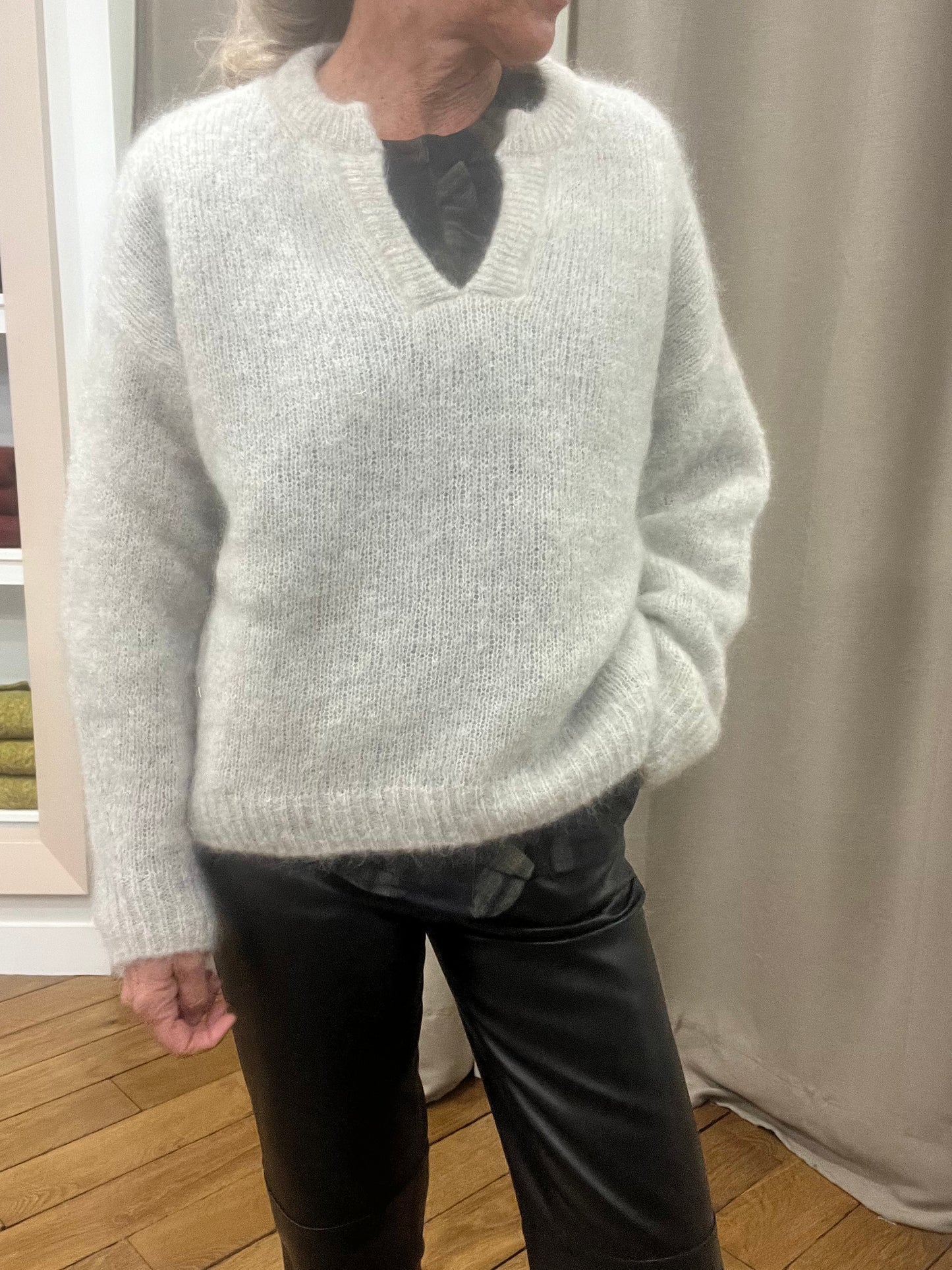 Pull alabama gris chiné