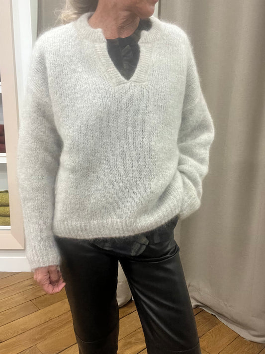 Pull alabama gris chiné